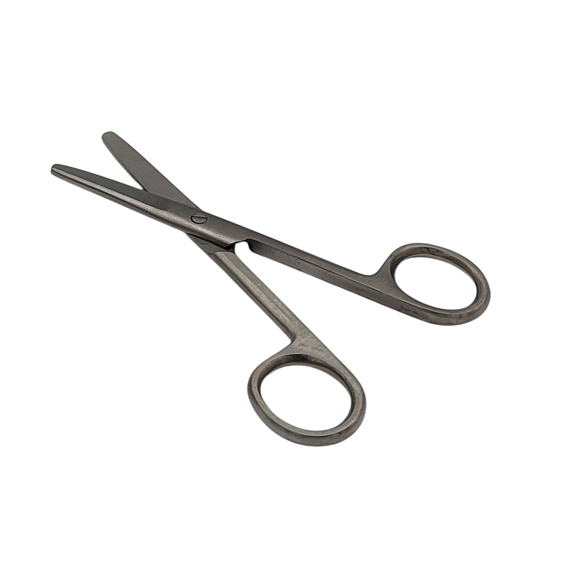 Ножиці операційні, прямі, тупокінцеві, 115 мм